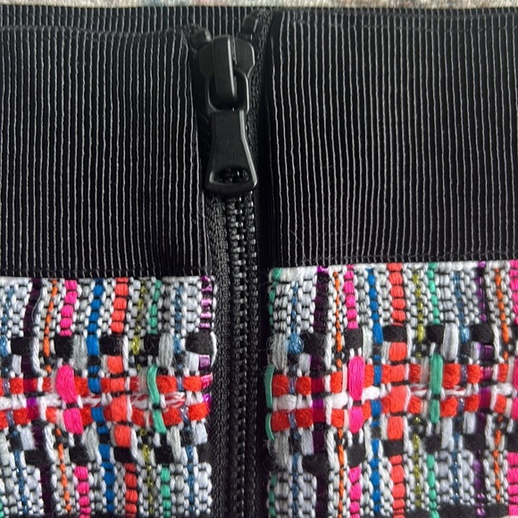 Milly Rainbow Tweed Mini Skirt New Size 10 - Picture 6 of 10